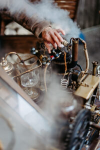 mit Dampf und Rausch, äh Rauch!